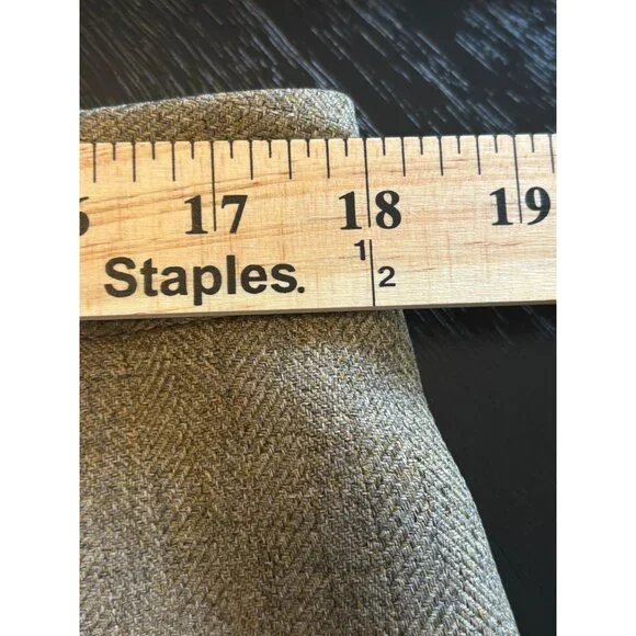 Le Suit Taupe Pant Suit Set Leopard Scarf Womens Size 14 Lush Valley 2 Piece NWT - Picture 16 of 16